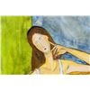 Image 3 : Italian Cubist Oil on Canvas Signed Modigliani