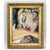 Image 2 : Polish Oil Woman Portrait Signed Lempicka