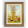 Image 2 : Artist Signed KPM Russian Oil on Canvas Landscape