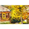Image 3 : Artist Signed KPM Russian Oil on Canvas Landscape