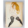 Image 2 : Austrian Expressionist Mixed Signed Egon Schiele