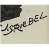 Image 4 : American Pop Art Ink on Paper Signed J. Striebel