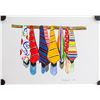 Image 1 : Painting paper Neck ties Signed Thiebaud 1961
