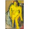 Image 1 : German Expressionist Gouache Signed Frank Auerbach