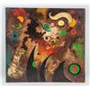 Image 2 : Spanish Surrealist Oil on Board Signed Miro