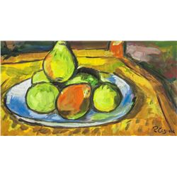 French Tempera on Paper Signed P Cezanne