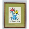 Image 2 : US Mixed Media on Paper Signed Keith Haring
