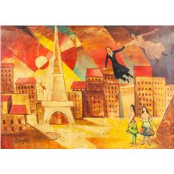 Marc Chagall French 1887-1985 Surrealist OOC