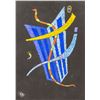 Image 1 : Russian Suprematist Gouache Monogrammed Kandinsky