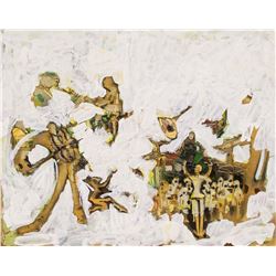 Shoo Ching Wan 20th Century Chinese Oil on Board