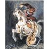 Image 1 : French Tempera on Paper Signed Eug Delacroix