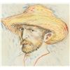 Image 3 : Graphite Portrait of Van Gogh Signed E. Bequayd