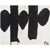 Image 1 : American Abstract Oil on Canvas Signed RM