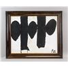 Image 2 : American Abstract Oil on Canvas Signed RM