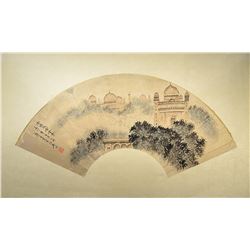 Huang Huanwu Chinese 1906-1985 Watercolor Roll
