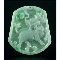 Burma Fine Green Jadeite Pendant