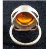 Image 4 : Antique Silver Amber Ring Size 6.25