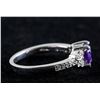 Image 3 : 0.9ct Amethyst & CZ Ring RV $200