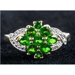 1.8ct Green Diopside Ring CRV $880