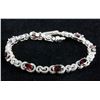 Image 1 : Garnet & CZ Bracelet RV $400