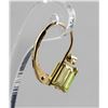 Image 2 : 14k Gold Peridot Earrings RV $350