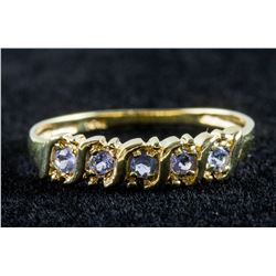 10k Gold Tanzanite Ring Size 7