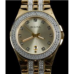 Bulova Men's Crystal Accented Watch RV $525