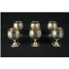 Image 2 : A Group of Six Silver Wine Cup.