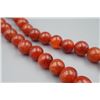 Image 3 : A 32-Bead Old Nanjiang Red Agate.