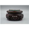 Image 1 : A 19th Century Silver Bracelet with Turquoise Inlay.