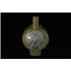 Image 1 : A Yellow-Grounded Enamel "Floral" Vase.