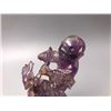 Image 3 : A Qing Dynasty Amethyst Figure of A Boy.