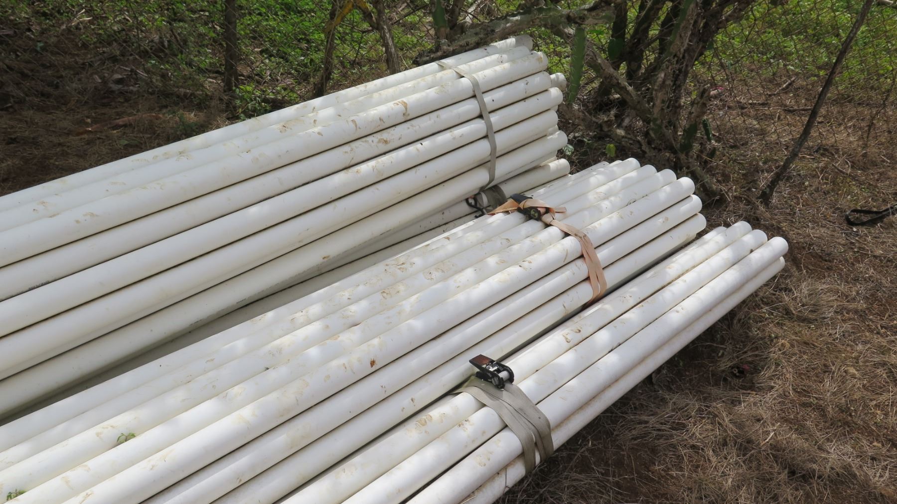 Bundle of PVC Pipes, Approx. 20' Length, Approx Qty 100