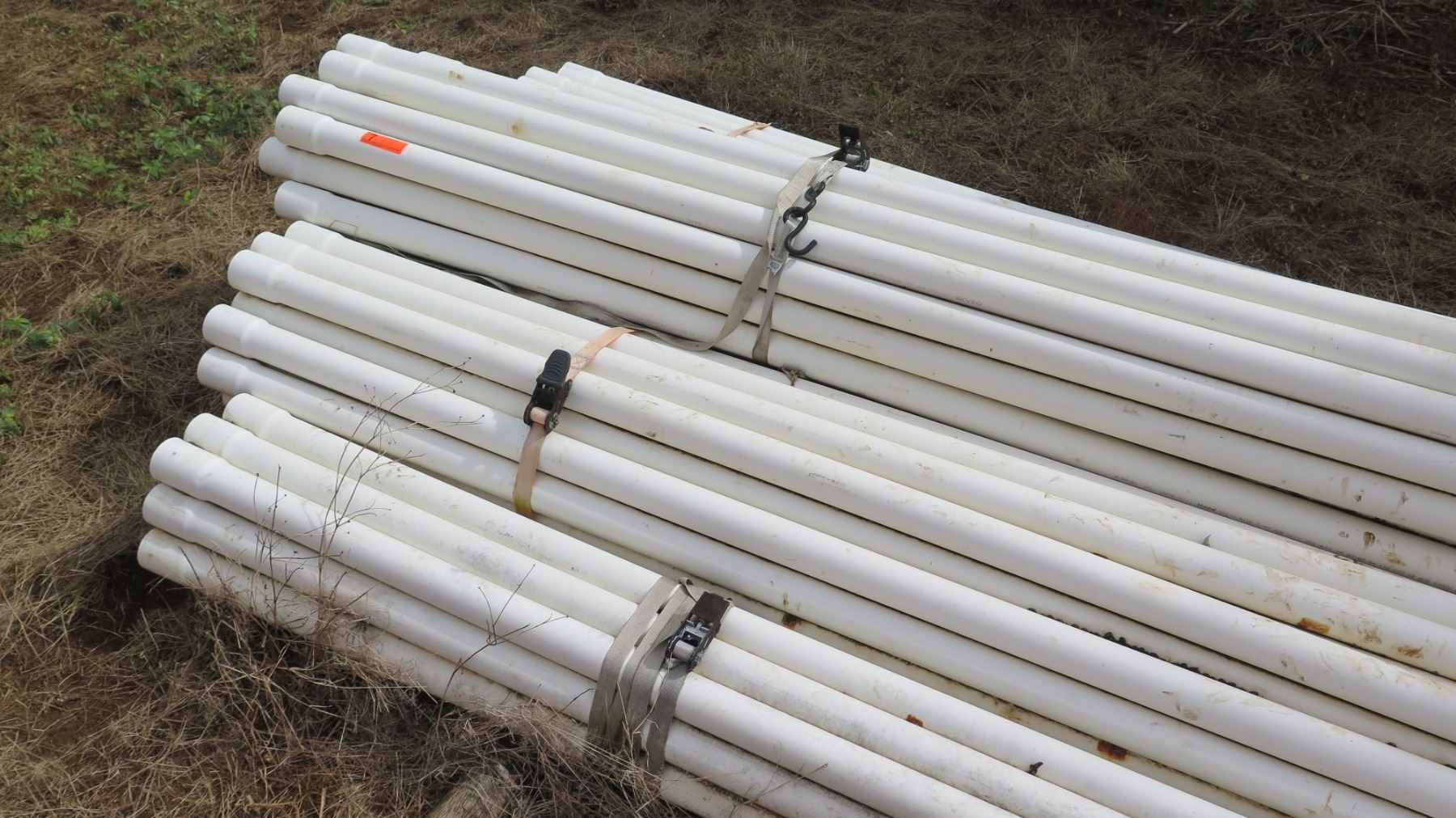Bundle of PVC Pipes, Approx. 20' Length, Approx Qty 100