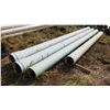 Image 1 : Qty 4 Gray 250mm (Metric) PVC Pipes 20'8" Length (one shorter than the others)