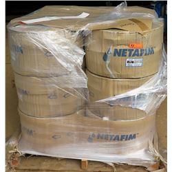 12 Rolls Netafim Dripnet Drip Tube, Model 06DA87525.42-30