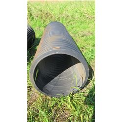 Qty 1 Black Culvert Pipe 9'6" Length, 30" Dia.