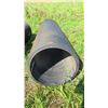 Image 1 : Qty 1 Black Culvert Pipe 9'6" Length, 30" Dia.