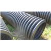 Image 8 : Qty 4 Black Culvert Pipes 10' Length, 30" Dia. (one is shorter) - 1 has hole, see pictures