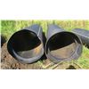 Image 2 : Qty 2 Black Culvert Pipes 16' Length, 36" Dia.