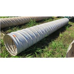 Qty 1 Metal Culvert Pipe 20' Length, 24" Dia.