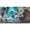 Image 8 : Approx. 27 Blue PVC Pipes 20'5" Length (varying diameters: 6', 6'5", 9")