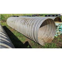 Qty 1 Culvert Metal Pipe 19'11" Length, 54" Dia.