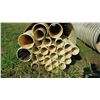 Image 1 : Approx. 27 White PVC Pipes, Multiple Lengths/Diameters, 20'7", etc. Dia: 6", 6'5", 8", 12" (metal pi