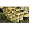 Image 4 : Approx. 27 White PVC Pipes, Multiple Lengths/Diameters, 20'7", etc. Dia: 6", 6'5", 8", 12" (metal pi