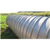 Image 8 : Qty 1 Culvert Metal Pipe 19'7" Length, 54" Dia. (has hole on one side, see pictures)
