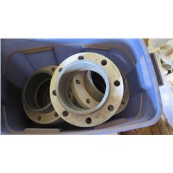 Contents of Tub: 8" Metal Flanges/Connectors