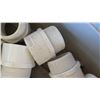 Image 2 : Contents of Tub: PVC Coupler Fittings, Approx. Qty 22