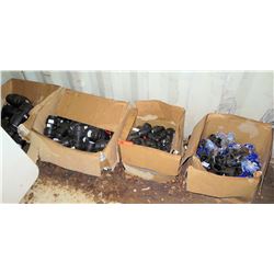 4 Boxes Black PVC Fittings