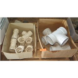 Contents of Pallet: Misc. Large PVC Fittings, Approx. Qty 10